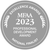 MFAA excellence awards finalist profession development award 2023
