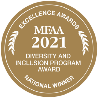MFAA excellence awards diversity and inclusion program award winner 2021
