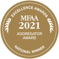 MFAA Excellence award aggregator winner 2021